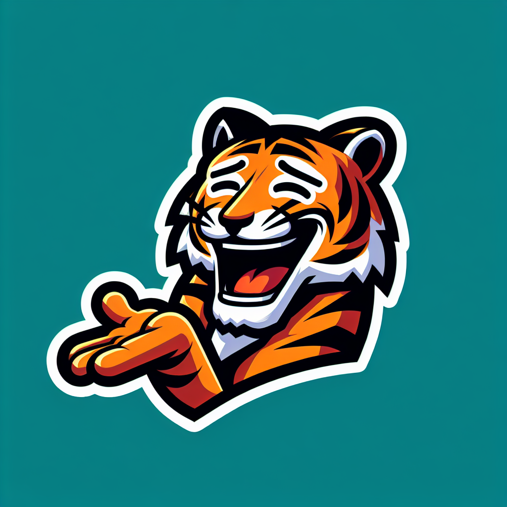 sticker-A tiger making a popular meme face or pose-discord stickers-1733096807805